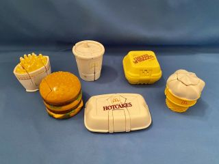 Six Vintage Mcdonalds Happy Meal Transformers