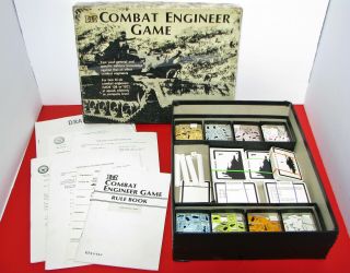 Rare 1981 Combat Engineer Game Cold War Era Us Army Military Weapons Trivia Ww2