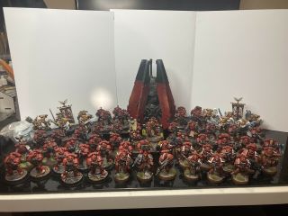 Warhammer 40k Large Blood Angels Army Well Painted (64x Miniatures)