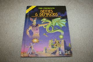 Vintage 1st Print Deities & Demigods Tsr 2013 Dungeons And Dragons - C1113