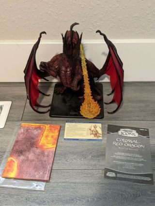 Dungeons And Dragons Icons Colossal Red Dragon - Limited Edition