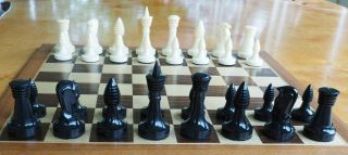 Authentic 1961 Peter Ganine USA Classic Chess Set 1494 Star Trek Fame 2
