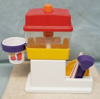 McDonalds Happy Meal Magic - Drink Fountain,  Accessories &Instruct,  1993 Mattel 3