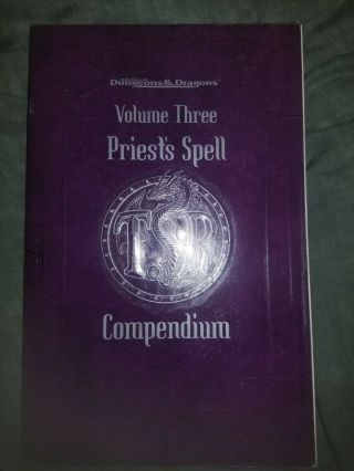 Advanced Dungeons And Dragons 2nd Edition Priest 