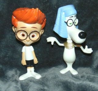 Mcdonalds Mr Peabody And Sherman Bobble Head Toys
