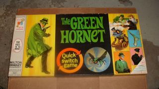 Green Hornet Quick Switch Game Milton Bradley 1966 Vintage