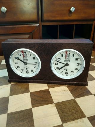 Vintage Tower Chess Clock Timer - Circa 1970