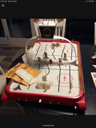Old Vintage 1972 Munro Bobby Hull Nhl Tin Table Top Rod Hockey Game Near
