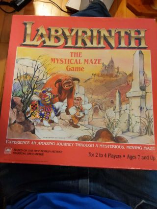 Golden Labyrinth,  The Mystical Maze Game,  1986,  David Bowie,  Jim Henson