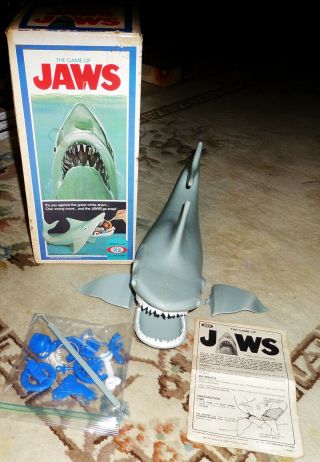 Vintage 1975 Ideal Toy Corp.  Universal Studios Jaws Game Box