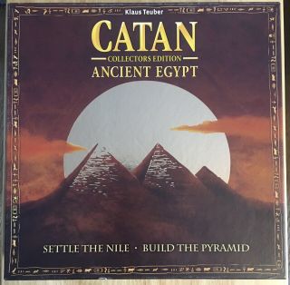 Catan Ancient Egypt Collectors Edition Board Game,  Rare,  Krause Teubers.