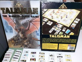 Vintage 1985 Games Workshop: Talisman The Magical Quest Game & Dungeon