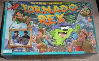 1991 Parker Brothers Tornado Rex 3d Action Board Game 100 Complete Vgc