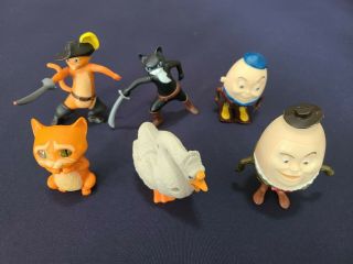 Complete Set 2011 Dreamworks Mcdonalds Puss In Boots Happy Meal Toys Figures
