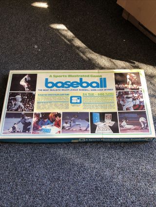 Vintage 1972 Sports Illustrated Baseball Board Game