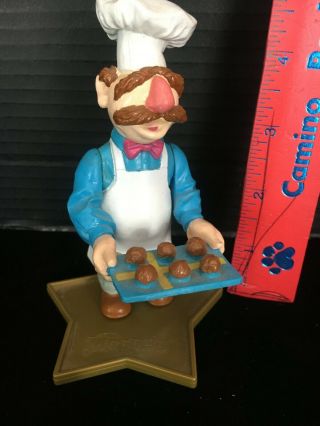 Vintage Muppets " Swedish Chef " Jack In The Box Kids Meal Toy 2003