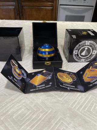 ISIS ADVENTURE PUZZLE LIMITED EDITION Gold & BLUE SPHERE ORB SONIC GAMES 2