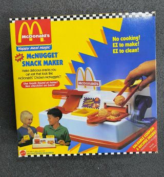 Mcdonalds Happy Meal Magic Mcnugget Snack Maker Playset 1993 Mattel Factory Seal