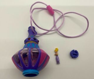 I Dream Of Jeannie Bottle Necklace W/ Removable Jeannie Vintage Happy Meal Toy