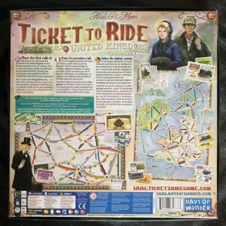 Days Of Wonder Ticket To Ride United Kingdom,  Pennsylvania Board Game 6