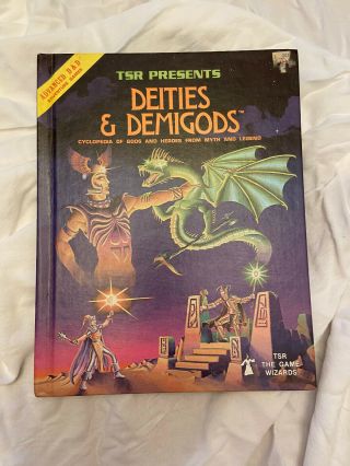 Tsr Ad&d 1st Ed Deities & Demigods (2nd W/cthulhu & Melnibonean Mythoi) 144 Pg