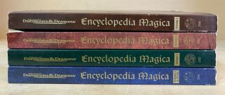 Ad&d Complete Set Encyclopedia Magica Vol 1,  2,  3,  & 4 Paperback