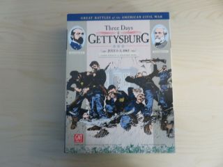 Three Days Of Gettysburg Unpunched Gmt Gbacw