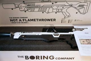 Boring Company Not A Flamethrower Torch Complete Letter And Bill