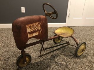 Vintage Amf Pedal Tractor/pedal Car