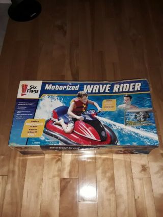 Six Flags Inflatable Motorized Water Wave Rider