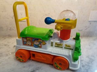 Vintage Coleco Cabbage Patch Kids Poppin Train Ride - On Toy - - 1983