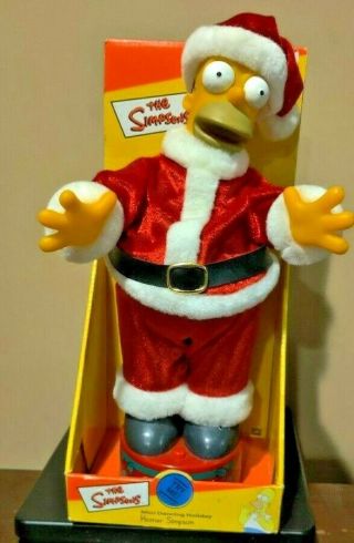 The Simpsons Mini Dancing Holiday Homer 12 " 15611