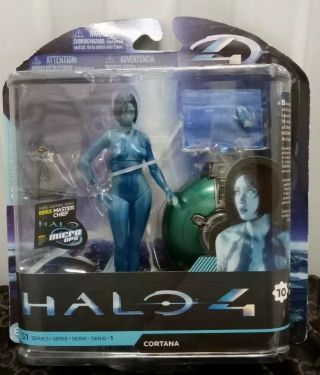 2012 Halo 4 Cortana Action Figure Series 1 Mcfarlane Toys Nip