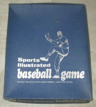1972 Sports Illustrated Baseball Game Box Board Team Sheets Situational Charts
