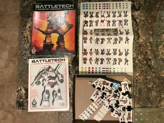 Battletech Second Edition Boxed Set With Map Packs 2,  7 And Solaris Vii
