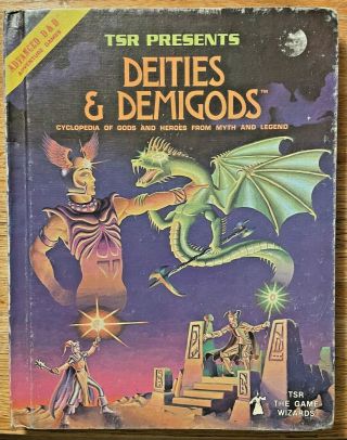 Ad&d 1st Ed Deities & Demigods With Cthulhu 144 Pages Dungeons & Dragons - Tsr