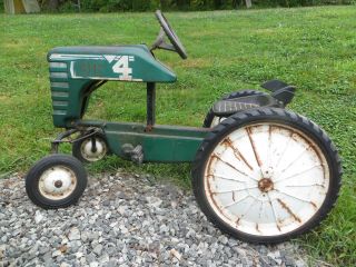 Big 4 Pedal Tractor Vintage Kids Green Riding Toy Pa Local Pickup