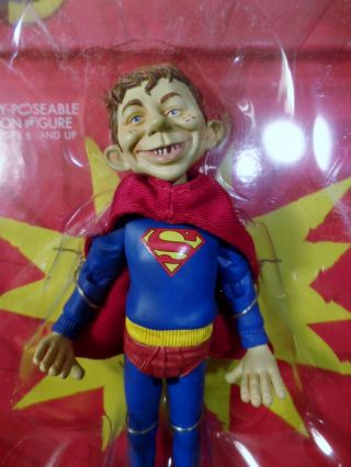 2001 DC Direct Mad ' s Alfred E.  Neuman - SUPERMAN Figure JL 