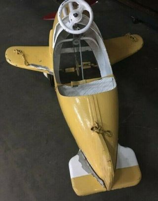 AIRPLANE 1940s Murray Steelcraft Pedal Car (kiddy ride) 2