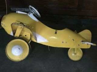 AIRPLANE 1940s Murray Steelcraft Pedal Car (kiddy ride) 5