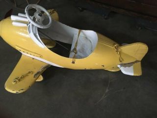 AIRPLANE 1940s Murray Steelcraft Pedal Car (kiddy ride) 6