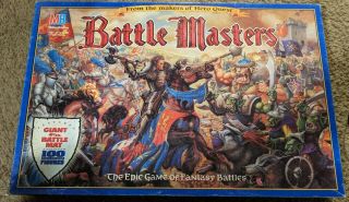 Battle Masters Vintage Board Game - Milton Bradley Rare 1992 Complete