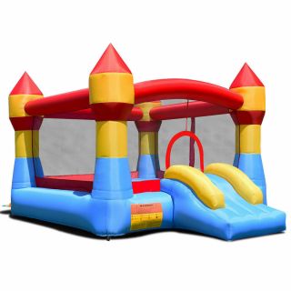 Inflatable Bounce House Castle Jumper Moonwalk Playhouse Slide With Blower 3
