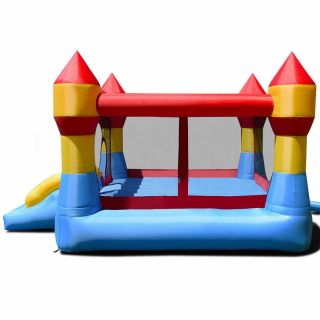 Inflatable Bounce House Castle Jumper Moonwalk Playhouse Slide With Blower 4