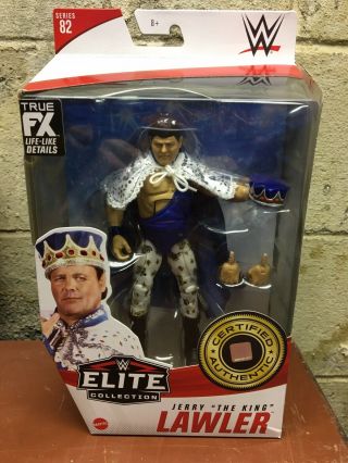Wwe Mattel Elite Series 82 Jerry The King Lawler Wwf Awa Memphis Legend