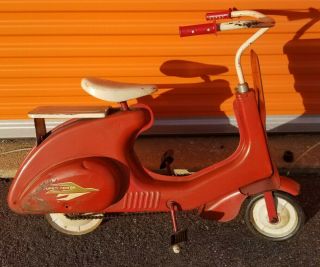 1950s Vintage Vespa Garton Scooter Pedal Car Sonda Italian Style