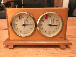 Classic Jerger Chess Clock,  West Germany Vgc/ex
