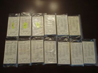 1973 Strat - O - Matic Baseball Complete Set W/xps Extra Players