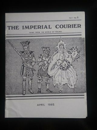 The Imperial Courier Vol.  1 5 Rpg " News From The World Of Tekumel " Very Good Con