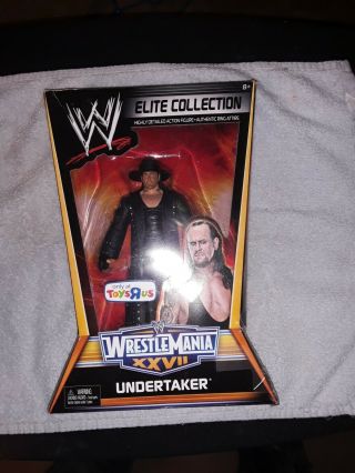 Wwe Undertaker Figure Mattel Wrestlemania 27 Box